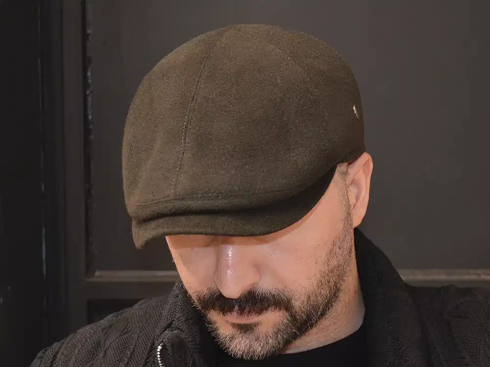 Pozze Kaşmir İtalyan Spor Kasket Haki