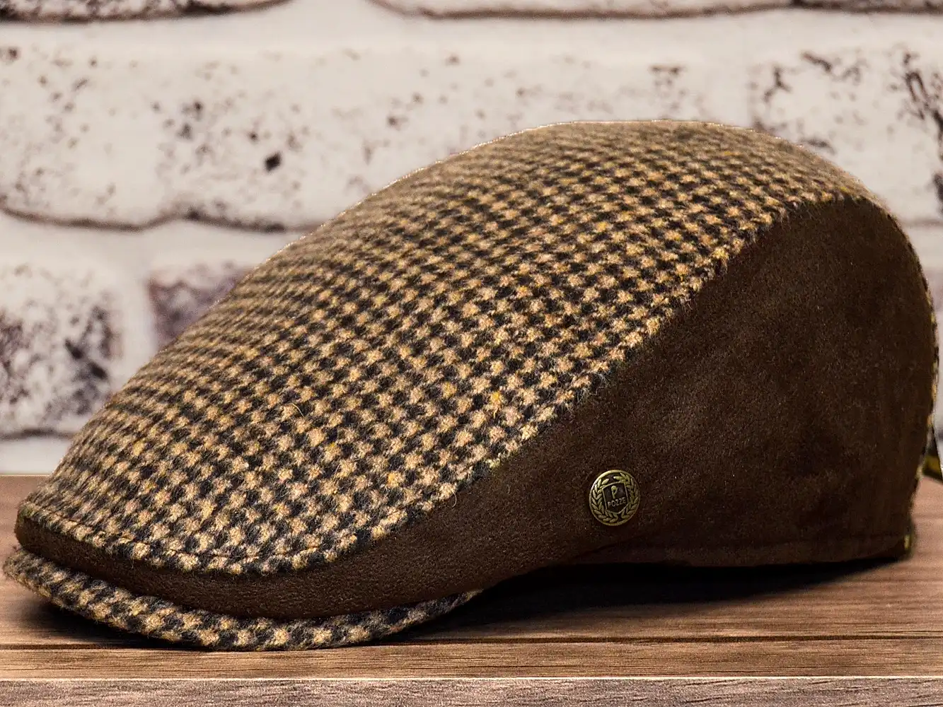 Pozze Kaşmir Süetli Spor Kasket Kamel