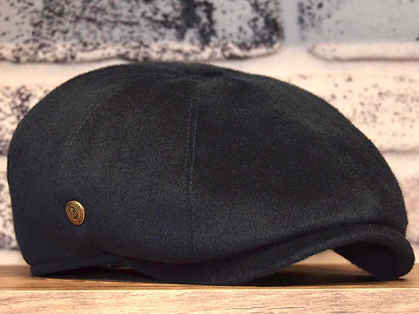 Pozze Kaşmir Peaky blinders İngiliz Kasket Lacivert