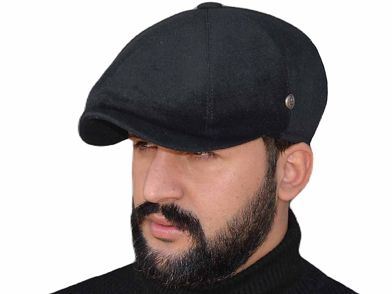 Pozze Kaşmir Peaky blinders İngiliz Kasket Lacivert