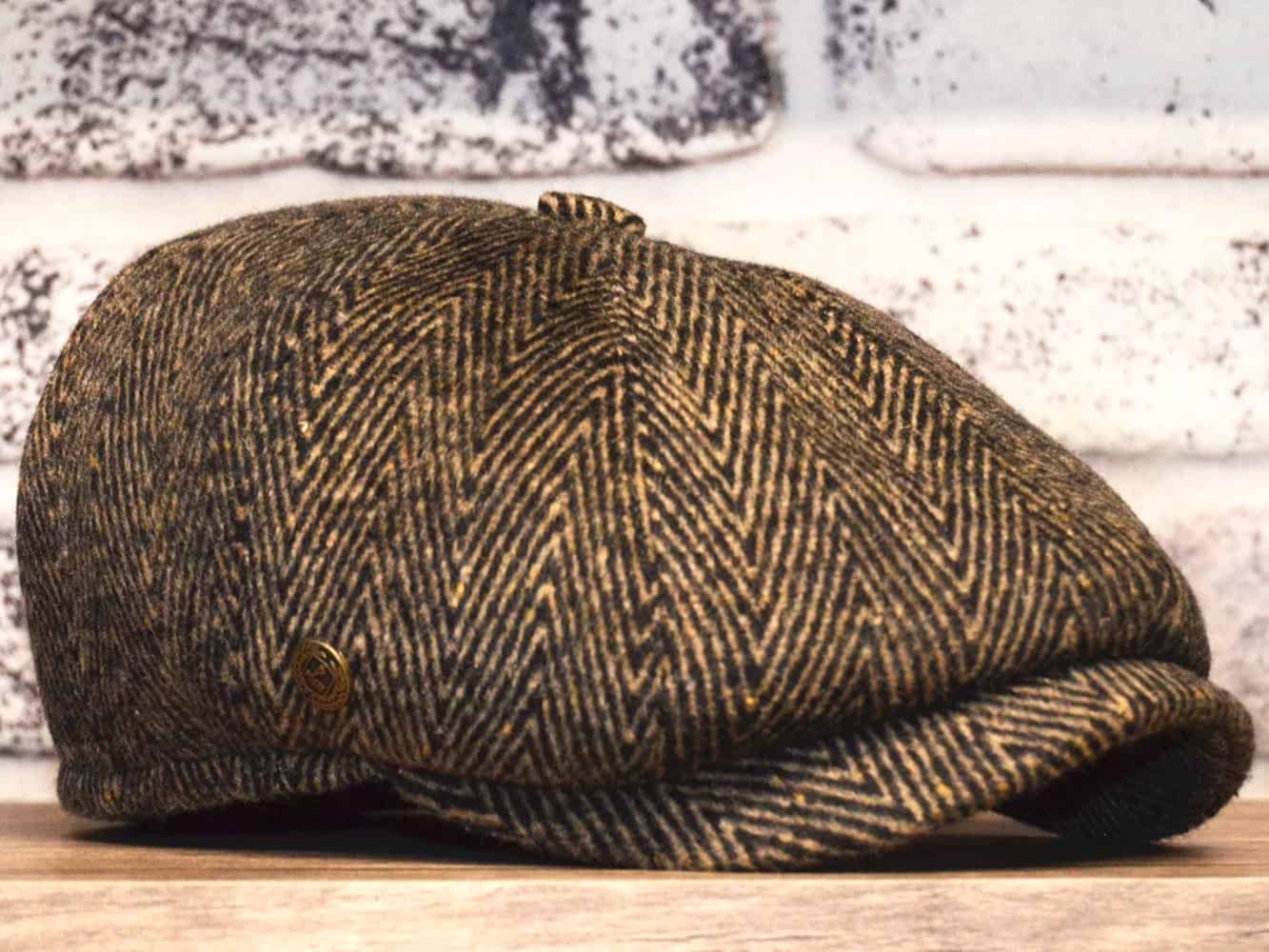 Pozze Kaşmir Balıksırtı Peaky Blinder İngiliz Kamel