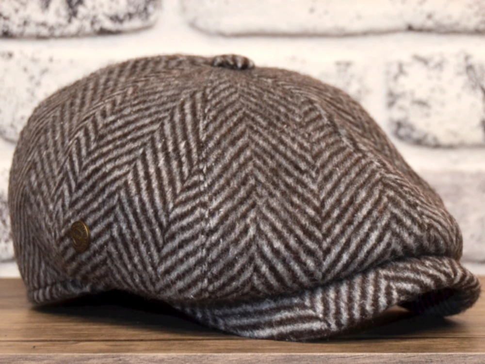 Pozze Kerem Kaşmir Geniş Balıksırtı İngiliz Peaky  Kahve