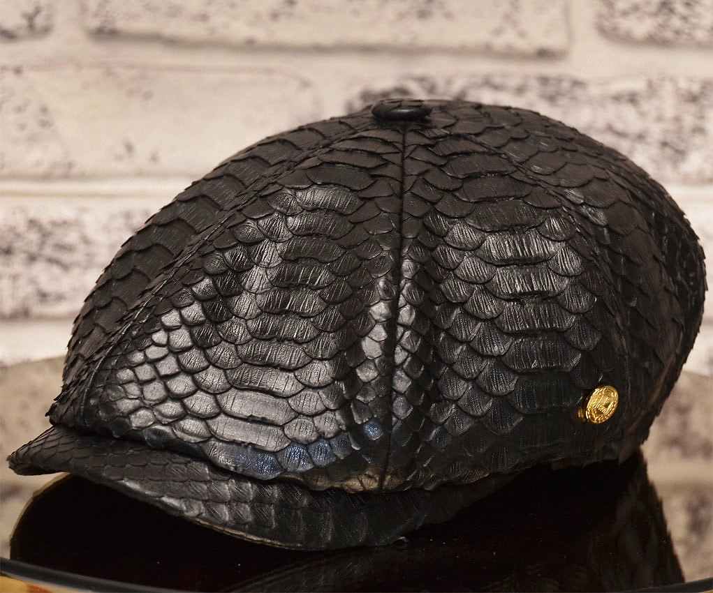 ORİJİNAL YILAN DERİSİ İNGİLİZ KASKET