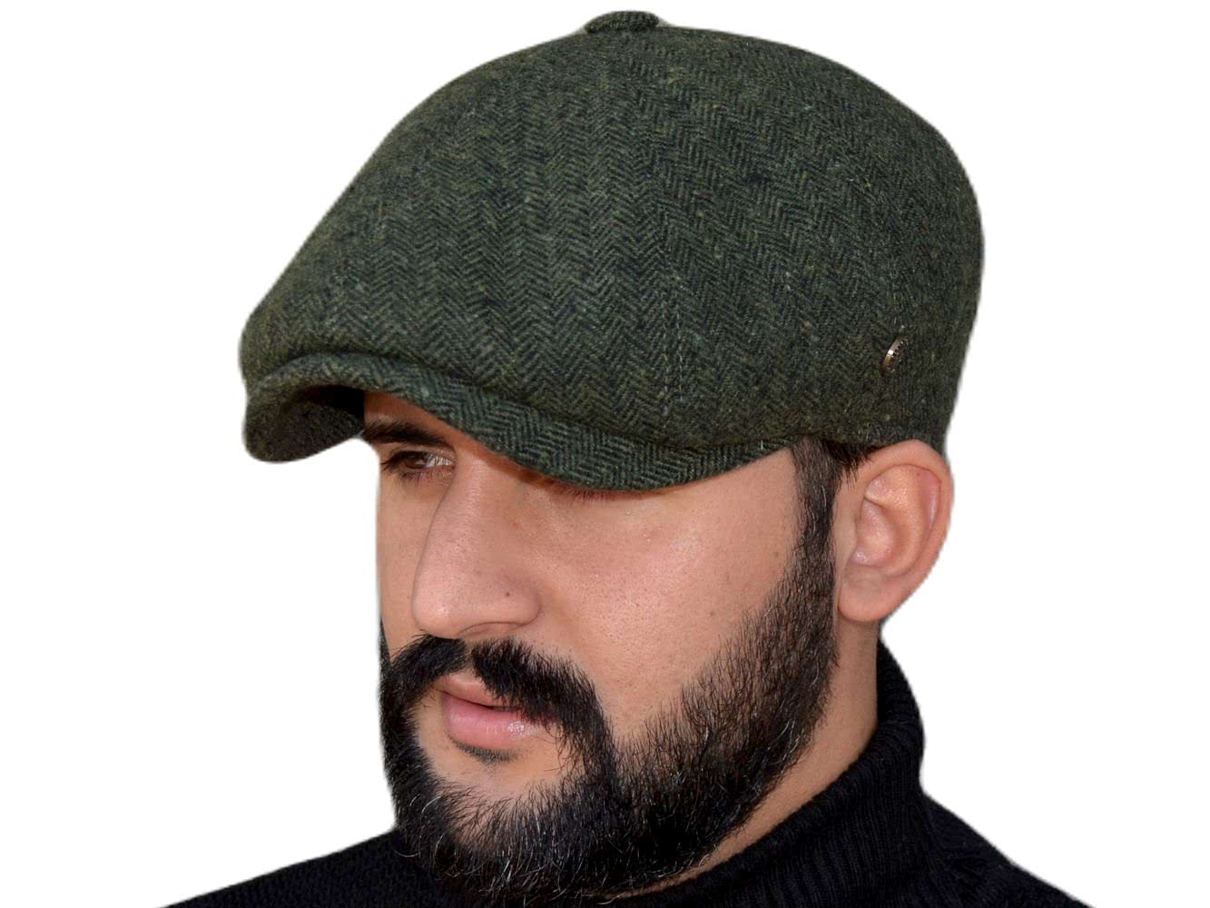 Pozze Kerem Peaky Blinders Stil Kışlık İngiliz Erkek Kasket Şapka