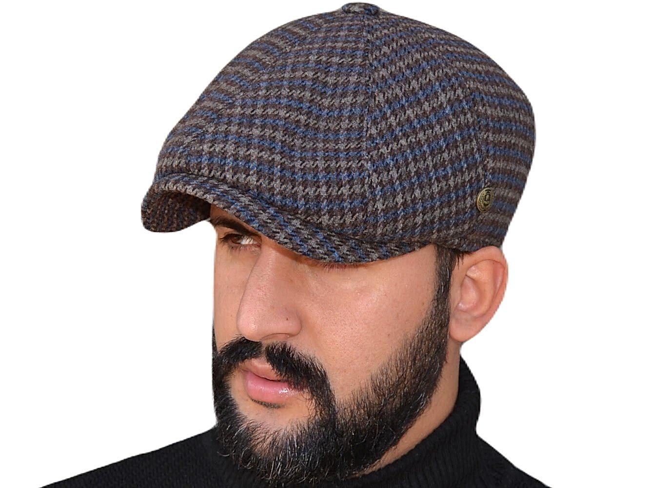 Pozze Yünlü Peaky Blinders Erkek Kasket Şapka