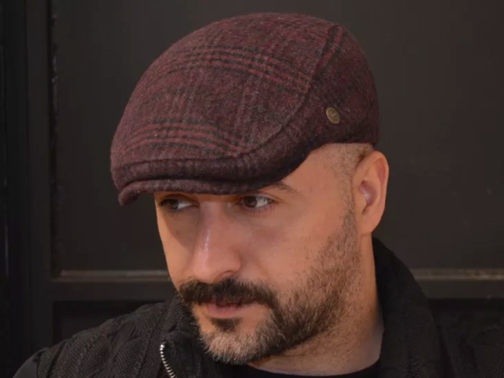 Pozze Şapka Ekoseli Kışlık Erkek Kasket Spor Şapka