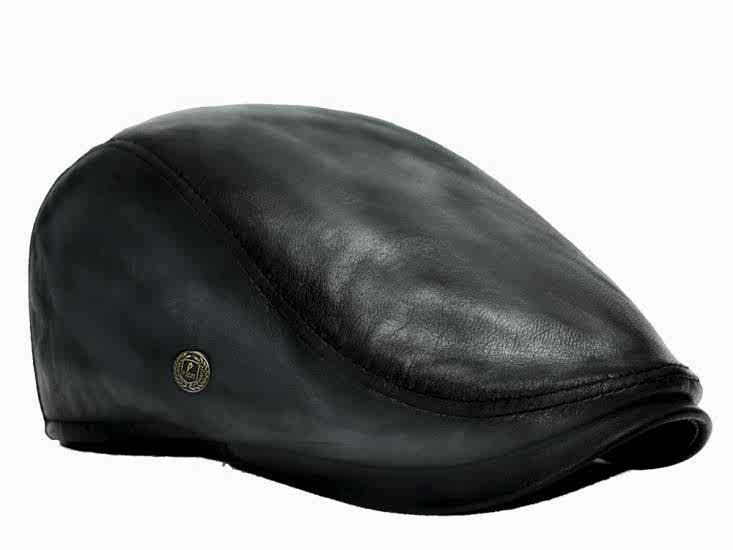 Gri Kışlık Spor Erkek Deri Kasket Şapka