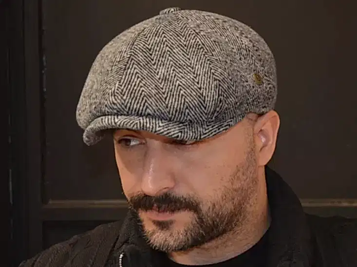 Pozze Kışlık Erkek Kasket Şapka İngiliz Peaky Stil