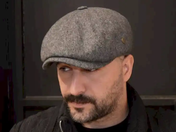 Pozze Kışlık Yün İngiliz Model Erkek Kasket Şapka