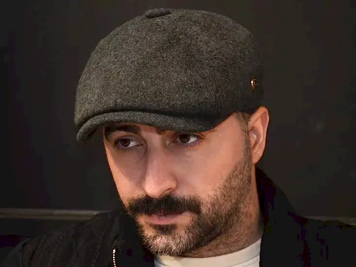 Kışlık Kaşe İngiliz Model Erkek Kasket Şapka