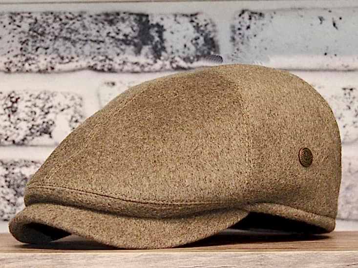 Kaşmir Yün Kumaş İtalyan Erkek Kışlık Kasket Şapka