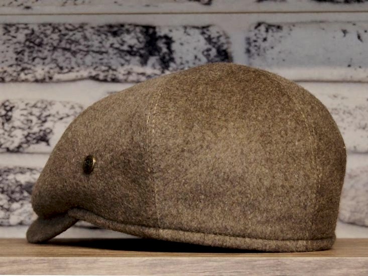 Kaşmir Yün Kumaş İtalyan Erkek Kışlık Kasket Şapka