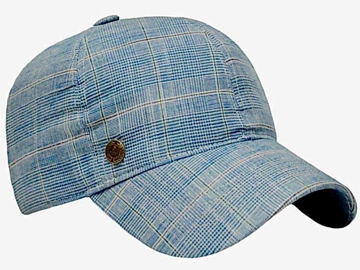 Pozze Yazlık Ekoseli Pamuk Kep Şapka