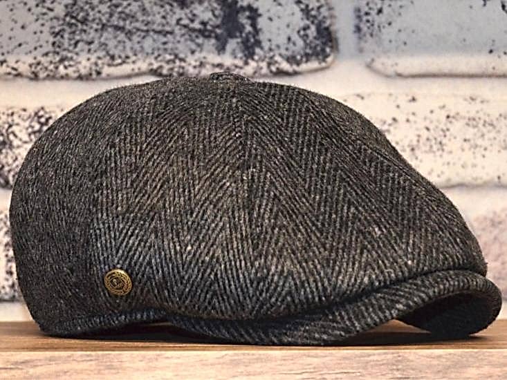 Pozze Kaşmir Peaky Blinder İngiliz Antrasit Kasket