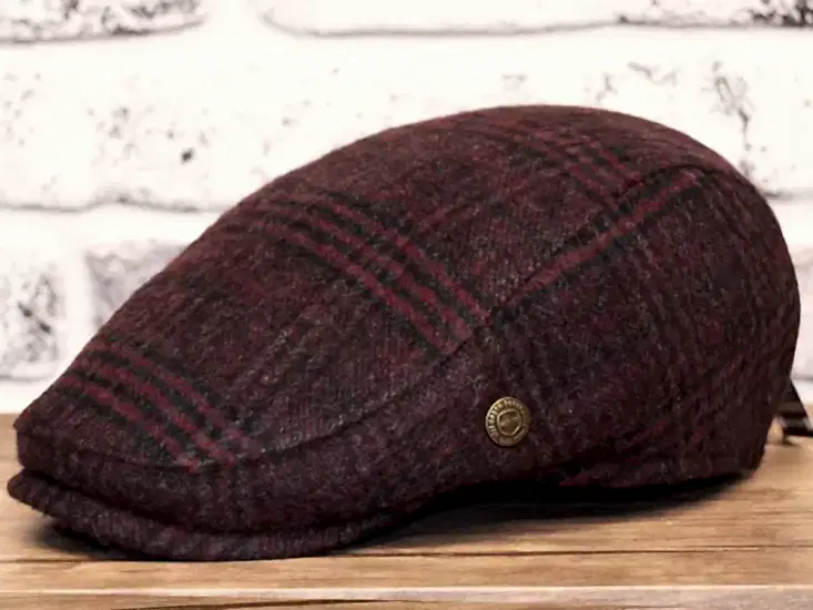 Pozze Şapka Ekoseli Kışlık Erkek Kasket Spor Şapka