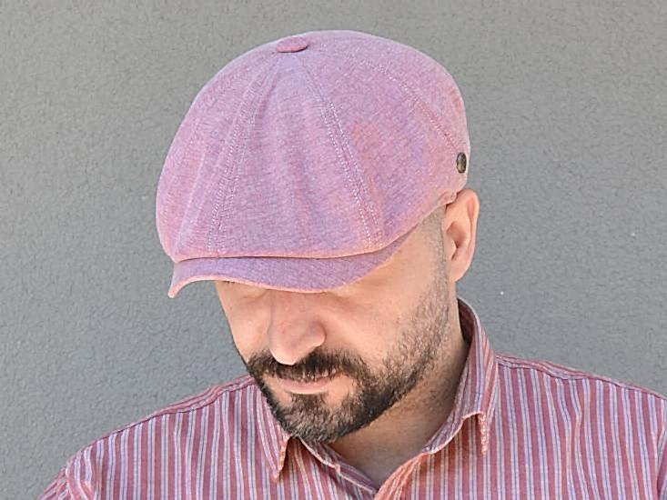 Pozze Yazlık İngiliz Model Erkek Kasket Şapka