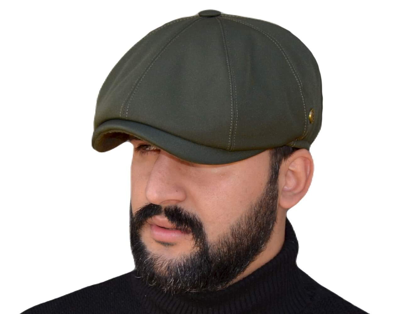 Pozze Su İtici Kumaş Kışlık Erkek İngiliz Peaky Blinders Erkek Şapka